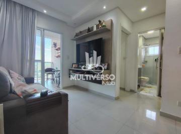 Apartamento · 59m² · 2 Quartos · 1 Vaga · Apartamento 02 dormitórios, 59m², Vila Mathias, piscina e lazer completo, vaga de garagem, R$550.000