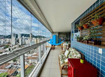 439492c99df9815b296be533f750228861cb9f5e · Apartamento com 3 dormitórios à venda, 161 m² - R$ 2.800,00 - Aparecida - Santos/SP