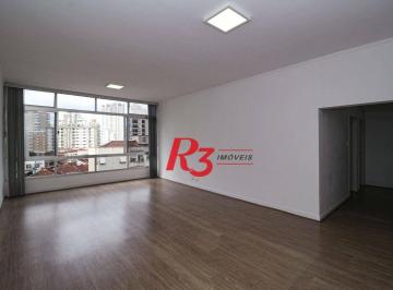 180cfc3c0be344b5405bce9cfe22c25cd2b17974 · Apartamento com 3 dormitórios para alugar, 168 m² por R$ 6.500,02/mês - Boqueirão - Santos/SP