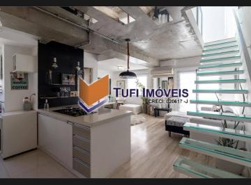 Apartamento · 77m² · 1 Quarto · 1 Vaga · Cobertura Duplex no Itaim !!