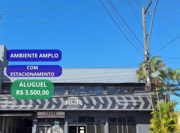 Comercial · 180m² · 1 Quarto · Sala comercial com copa, sacada e depósito no bairro Medianeira em Santa Maria