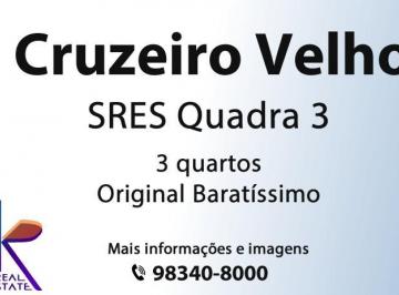 Casa de 3 quartos, Cruzeiro · SRES Quadra 3 Casa Baratissimo 98340 8000