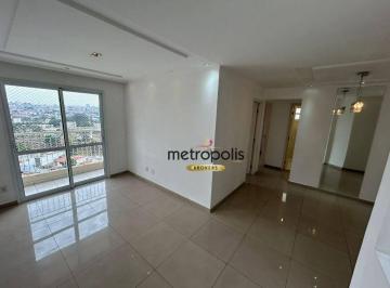Sala · Apartamento com 3 dormitórios para alugar, 68 m² por R$ 5.022,00/mês - Barcelona - São Caetano do Su