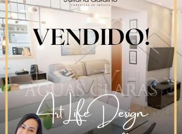Apartamento de 2 quartos, Águas Claras · ART LIFE DESIGN LINDO - EXCLUSIVIDADE - RUA BABAÇU - 2 QUARTOS - 74M² - 1 VAGA 