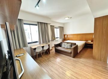 Apartamento de 1 quarto, São Paulo · Flat mobiliado de 25 m² em Indianópolis: 1 quarto, piscina, academia, churrasqueira e playground