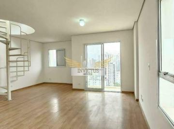 Apartamento · 142m² · 3 Quartos · 2 Vagas · Cobertura com 3 Quartos no Condomínio Ilha de Thassos para Alugar, 141m² - Bairro Jardim, Santo Andr