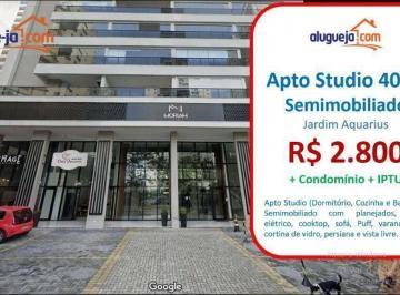 ffacea836cea009a2ed7cdc70f96ee64c948b1f5 · Apartamento com 1 dormitório para alugar, 40 m² por R$ 5.070/mês - Jardim Aquarius - São José dos Ca