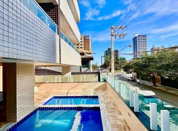 Apartamento de 2 quartos, Praia Grande · Vista Mar, 2 Quartos (1 suite), sacada com churrasqueira, Caiçara - Praia Grande
