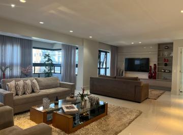 Sala ampla · 4 quartos 4 suites 4 vagas de garagem, 2 por andar Residencial Mirante Quatro