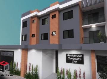 Apartamento · 152m² · 3 Quartos · 3 Vagas · Cobertura 152 M² Localizado No Bairro Campestre Santo André - SP 
