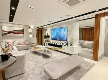 Sala · Apartamento com 3 dormitórios à venda, 191 m² por R$ 3.501.000,00 - Campestre - Santo André/SP