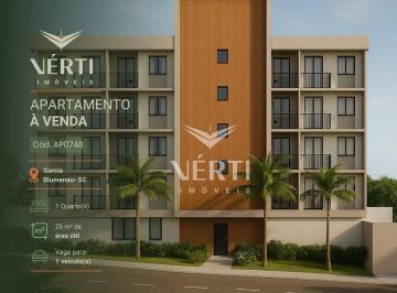 c9387bbd7b353bbc3821520609dba5ff923f2aa0 · Apartamento com 1 dormitório à venda, 25 m² por R$ 275.000,00 - Garcia - Blumenau/SC