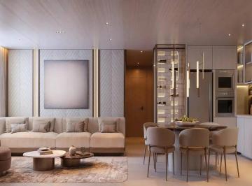 Sala e cozinha - Apto 2 suítes - 78m² · Área privativa à venda com 54,39 m² no Savassi 