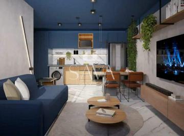 Sala de estar e cozinha 2 quartos · Studio à venda com 36,72 m² no Lourdes 