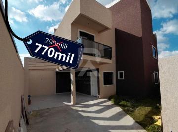 Casa · 170m² · 3 Quartos · 4 Vagas · Sobrado Novo Triplex no Xaxim