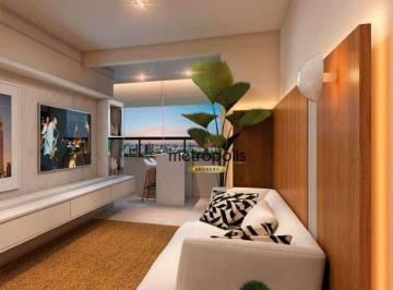 Pespectiva Sala · Apartamento à venda, 74 m² por R$ 772.060,10 - Centro - São Bernardo do Campo/SP