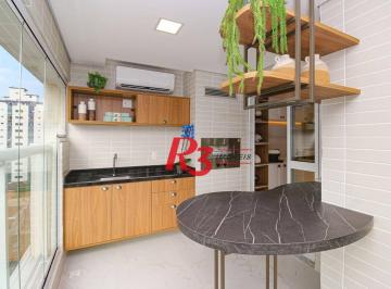 39c54bf5534ddc2e11258bcb7918d293b399ca81 · Apartamento com 3 dormitórios à venda, 101 m² por R$ 2.150.000,00 - Gonzaga - Santos/SP