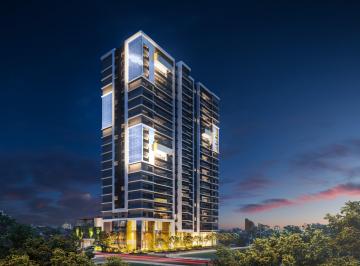fachada noturna · APARTAMENTO NO CAMPO BELO COM 3 SUÍTES (166m²) | apartamento Cyrela