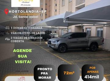 202408141036161998.jpg · Apartamento para Venda em Hortolândia, Jd Santa Izabel, 3 dorm, 1 suíte, 2 bar