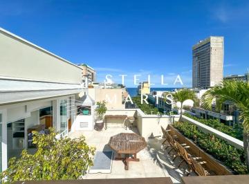 Foto 01 · Leblon, Cobertura Duplex com ampla área externa, piscina e linda vista para o mar e Morro Dois Irmão
