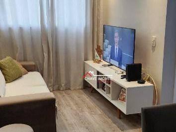 ff45c799af668fac2de9b4687d35e9c8f2983962 · Apartamento com 2 dormitórios à venda, 45 m² por R$ 300.000,00 - Areia Branca - Santos/SP