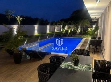 ad24d2029d2468599862aa17b97bfc838f75738a · Luxo, Espaço e Tecnologia no Saint Patrick! Casa térrea exclusiva com 4 suítes, 2 escritórios, pisci