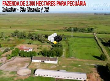 Rural · 2300ha · Vende-se fazenda Área Rural em Rio Grande