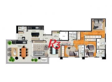48fc5f155c49283b669b84fc499558f8ae0de0a7 · Apartamento à venda, 158 m² por R$ 2.328.793,39 - Embaré - Santos/SP