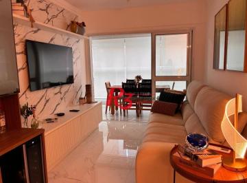 029828de14655bd416e03000f386f5630ce3b544 · Apartamento à venda, 101 m² por R$ 2.006.000,00 - Gonzaga - Santos/SP