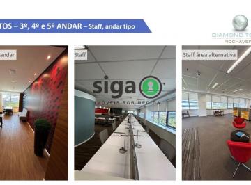 Comercial · 674m² · 5 Vagas · CONJUNTO COMERCIAL 674M²  PARA LOCAÇÃO NO ROCHAVERA COPORATE NO BROOKLIN CHUCRI ZAIDAN