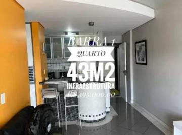Apartamento · 43m² · 1 Quarto · 2 Vagas · Apartamento 1 quarto na Barra, Salvador: decoração exclusiva, mobiliado, 2 vagas de garagem!
