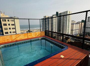Apartamento · 137m² · 3 Quartos · 2 Vagas · Cobertura em Vila Guilhermina, Praia Grande/SP de 137m² 3 quartos à venda por R$ 1.350.000,00
