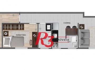 6ede6799efea0f17055cb2c61a981112f7dd9cec · Apartamento à venda, 50 m² por R$ 372.949,00 - Macuco - Santos/SP