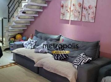 Sala · Sobrado à venda, 250 m² por R$ 650.000,00 - Parque São Vicente - Mauá/SP