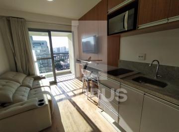 Foto 01 · Apartamento para alugar em Moema. Mobiliado, novo, 33m².