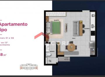 Apartamento · 39m² · 1 Quarto · 1 Vaga · Apartamento em  Avenida Bias Fortes - Lourdes - Belo Horizonte/MG