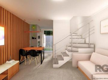 Casa · 57m² · 2 Quartos · 1 Vaga · CASA ESTILO SOBRADO COM 2 QUARTOS E PÁTIO, À VENDA NO BAIRRO VILA NOVA, EM PORTO ALEGRE/RS
