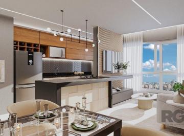 Apartamento · 62m² · 2 Quartos · 1 Vaga · Apartamento com 2 quartos Sendo 1 suíte, 63,91m² no Bairro Jardim Botânico - Poa