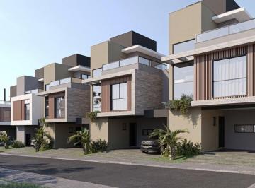 Fachada · Casas prontas em Condomínio de Luxo no Bacacheri: 3 Quartos, 3 Suítes, 4 Banheiros, 2 Vagas - 216,45