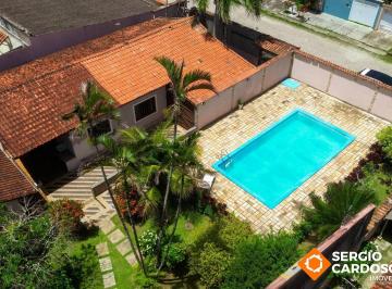 Casa · 126m² · 3 Quartos · 3 Vagas · CASA COM LINDA ÁREA DE LAZER EM TERRENO DE 600M2! APENAS 400M MAR ITANHAÉM