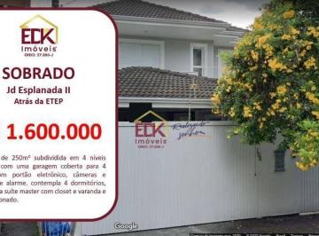 12b87a9529df464e647acfb5fc6971af731e5d75 · Sobrado com 4 dormitórios à venda, 250 m² por R$ 1.600.000,00 - Jardim Esplanada II - São José dos C