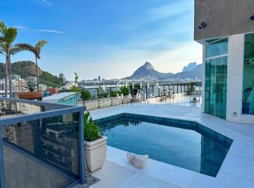 Foto 01 · Lagoa, Cobertura Duplex com 5 suítes, piscina e vistas deslumbrantes de todos os seus cômodos à vend