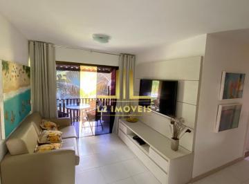 Apartamento · 65m² · 2 Quartos · 1 Vaga · Village 2/4 com suíte Porteira Fechada no Quinta das Lagoas em Itacimirim R$ 632.000,00