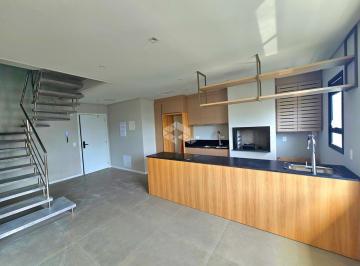 Apartamento · 117m² · 2 Quartos · 2 Vagas · Apartamento duplex com dois dormitórios sendo duas suíte e churrasqueria na Cachoeira do Bom Jesus