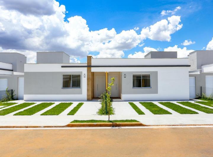 Imóvel novo horizontal , Aparecida de Goiânia · Casa de Condomínio - Aparecida de Goiânia - Kazas Jardins Bellágio