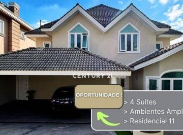 c0628cc74fac205c767395487275928c3a8f49b6 · Casa com 4 dormitórios à venda, 435 m² por R$ 4.200.000,00 - Residencial Onze (Alphaville) - Santana
