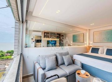 39d6bc6f9b727483eed9c337c35f093dc789f503 · Apartamento com 1 dormitório para alugar, 22 m² por R$ 4.000,00/mês - Aparecida - Santos/SP
