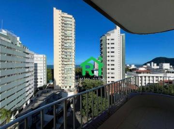 Sacada · Apartamento com vista para o mar com 2 quartos (1 suíte), 1 vaga à venda no Tombo, Guarujá