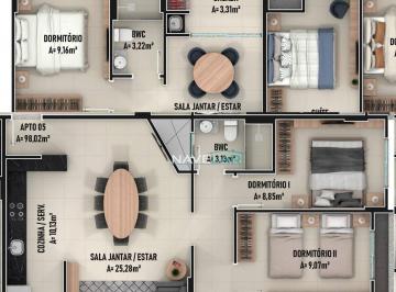 570704702f259069f777eef60634e30c2a6a4b87 · Apartamento com 3 dormitórios à venda, 122 m² por R$ 1.180.000,00 - Centro - Navegantes/SC