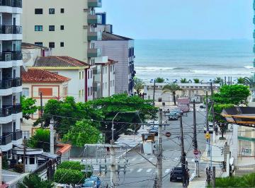 Apartamento de 2 quartos, Praia Grande · Semimobiliado c/ Vista Mar, 2 Quartos (1suite), sacada, Guilhermina Praia Grande